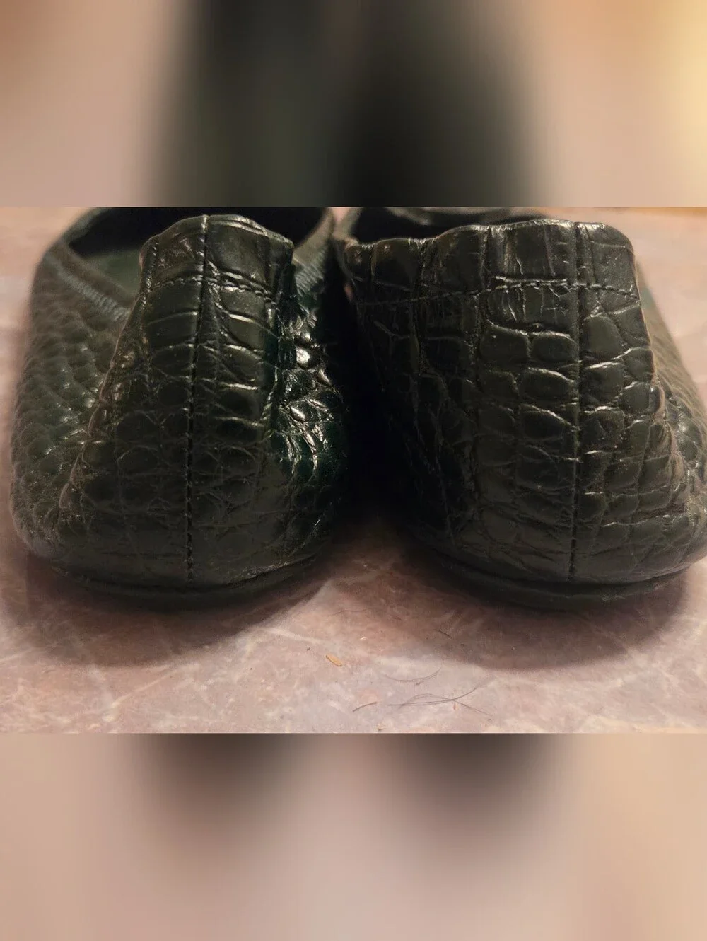 Tory Burch croc embossed